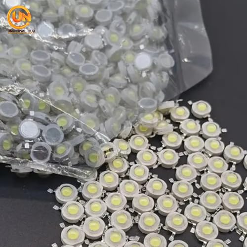 Image of 1W Led High Power COB LED B22D Light Diodes, For Home Lighting - Cool White Color And Pack Of 100