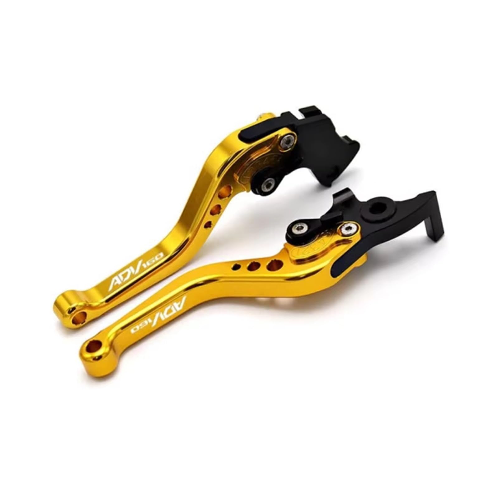Mingbereit D Motorcycle Brake Lever Motorcycle Cnc Clutch Brake Lever Adjustable Handle Levers 6-Spee Adjustment For Adv160 2023-2024 Clutch Lever(D)