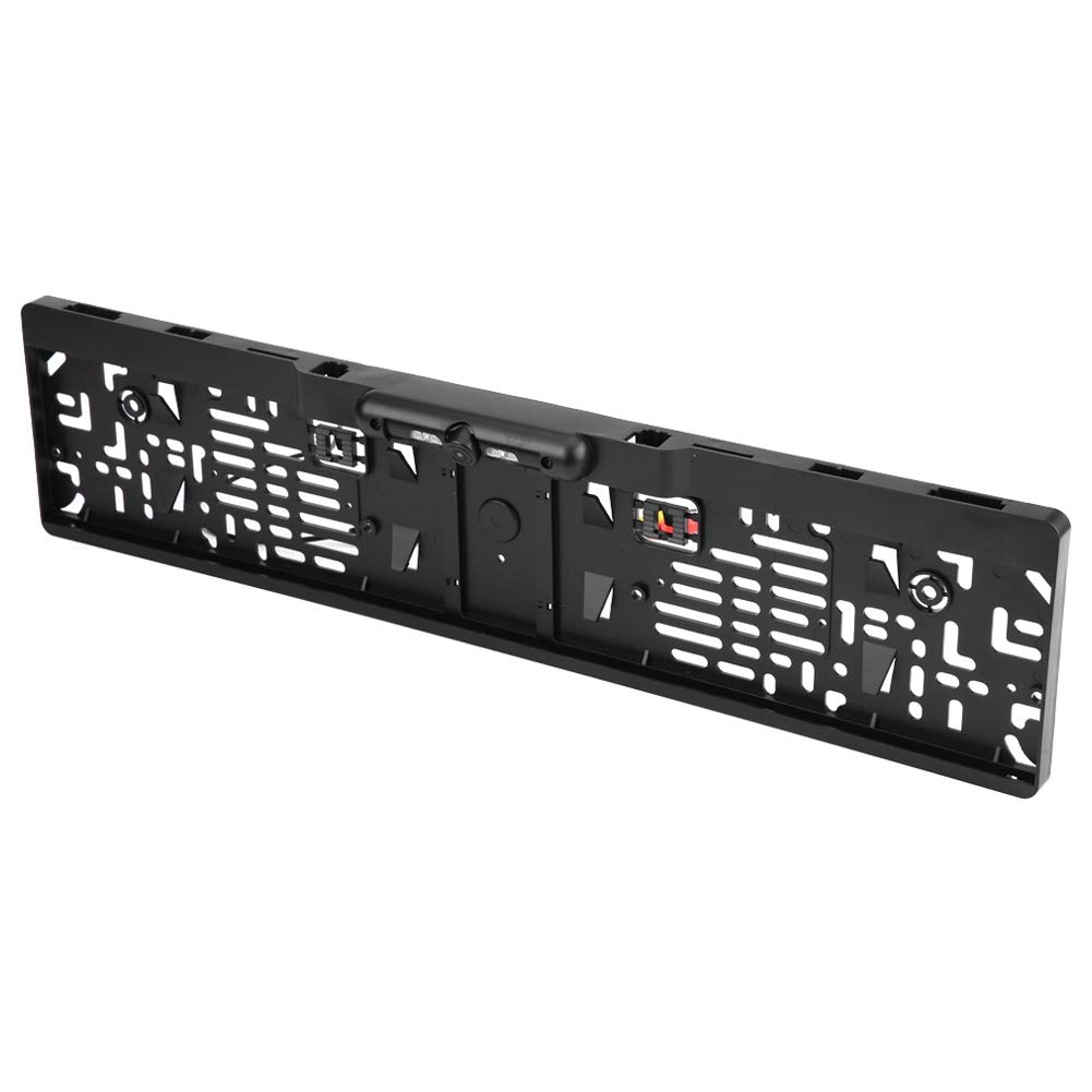 Cadre de Plaque d'immatriculation européen avec caméra de recul à Infrarouge pour véhicule, Compatible avec Les plaques arrière Standard