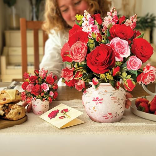 Freshcut-Paper-Pop-Up-Cards-Blooming-Roses-12-Inch-Life-Sized-Forever-Flower-Bouquet-3D-Popup-Greeting-Cards-Valentines-Day-Anniversary-Card-Blank-Notecard-Envelope Freshcut Paper Pop Up Cards Blooming Roses 12 Inch Life Sized Forever Flower Bouquet 3D Popup Greeting Cards Valentines Day Anniversary Card Blank Notecard Envelope