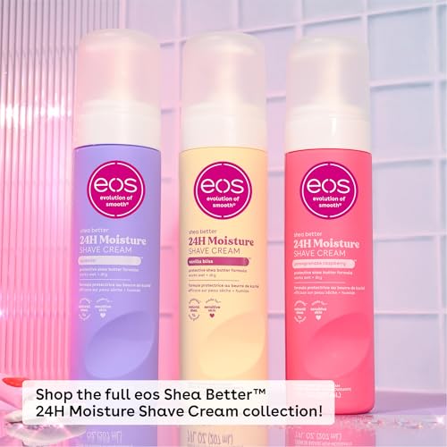 eos shea better women39s shave cream- vanilla bliss shea butter skin care shaving cream for women 14 fl oz 2-pack