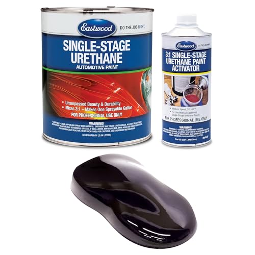 Eastwood 3:1 Midnight Metallic Black Single Stage Automotive Spray Paint 1 Sprayable Gallon Kit