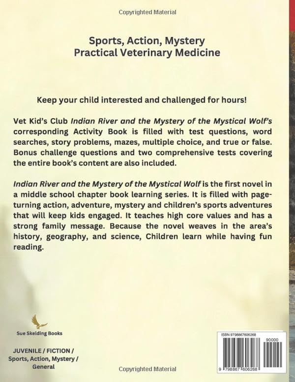 Vet Kids Club Indian River and the Mystery of the Mystical Wolf: Animal Adventures and Mystery Veterinary Chapter Book Series Corresponding Activity ... READING (Vet Kids Club Animal Adventures) - Image 2
