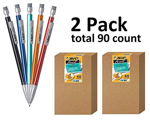 Xtra-Precision Mechanical Pencil, Metallic Barrel, Fine Point (0.5mm), 96-Count