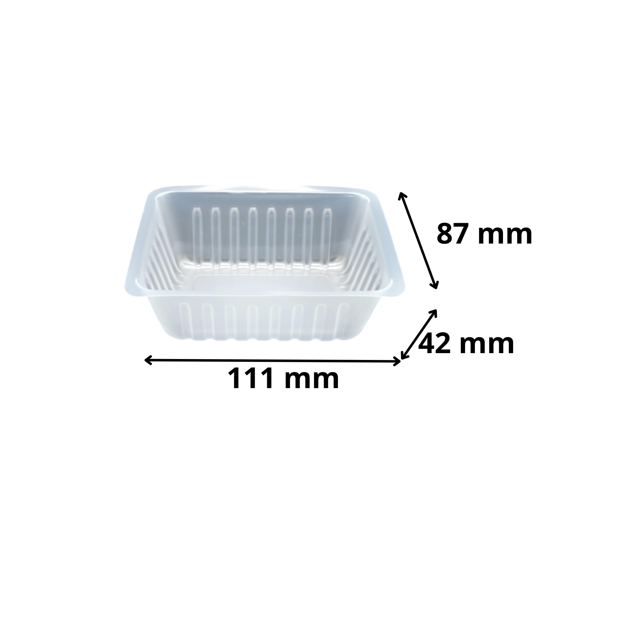 3000 vaschette per salumi usa e getta 250 cc in plastica trasparente – Confezione elegante e pratica per patatine fritte, salumi, insalate e prodotti freschi