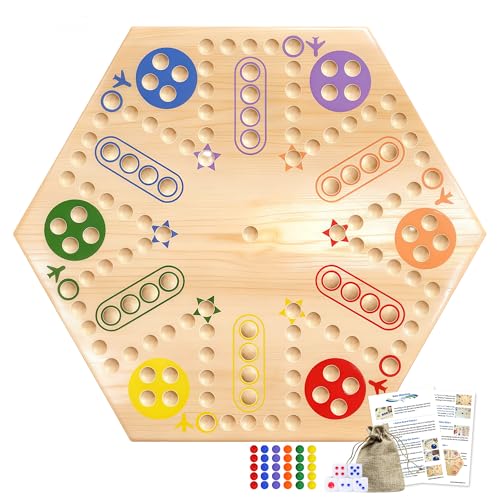 Wooden Wahoo Juego de Mesa de Madera para 4 a 6 jugadores miniatura 1