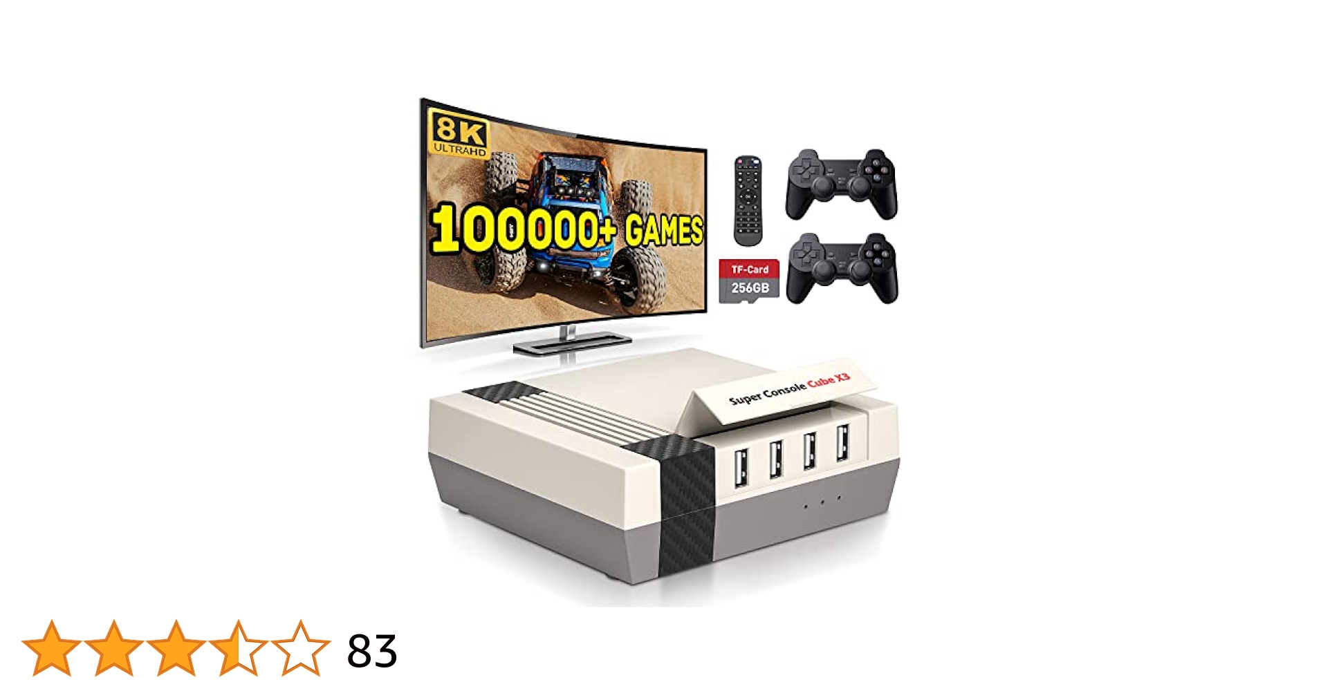 Super Console X Cube 容量256GB レトロゲーム機 スーパーコンソールxキューブ,レトロなビデオゲーム,統合された