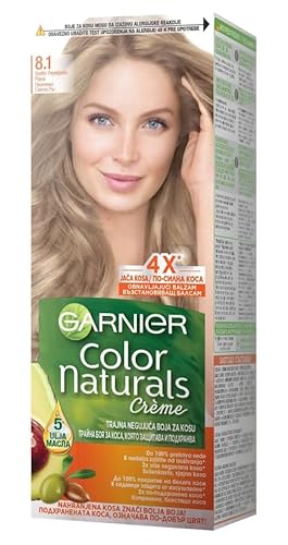 Garnier Color Naturals 8.1 Natural Light Ash Blonde, 3 Pack