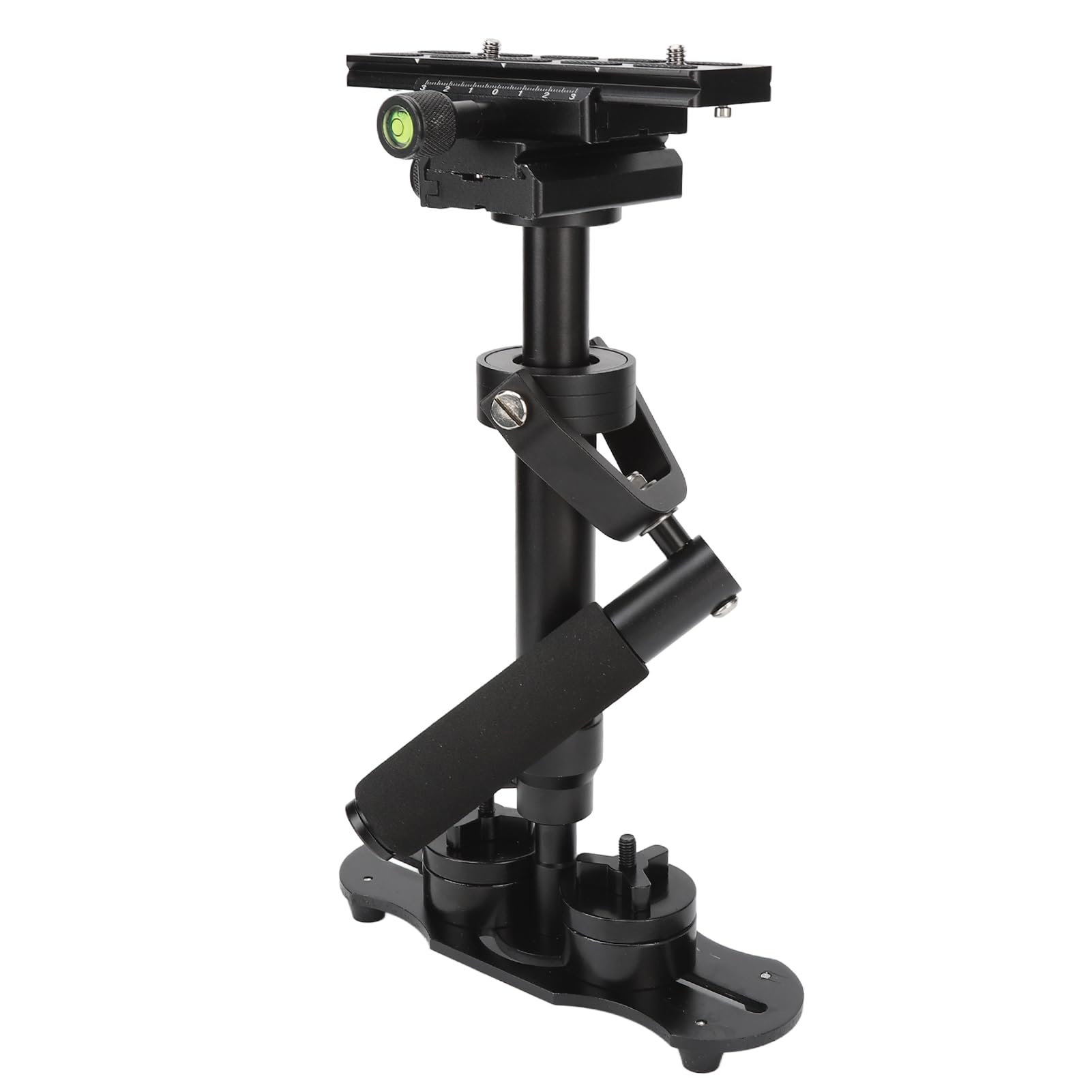 Estabilizador de cámara de Video, estabilizador antivibración para cámara réflex Digital de Mano con Barra de Equilibrio de Altura Ajustable, balanceo rápido de 3 Ejes para videocá