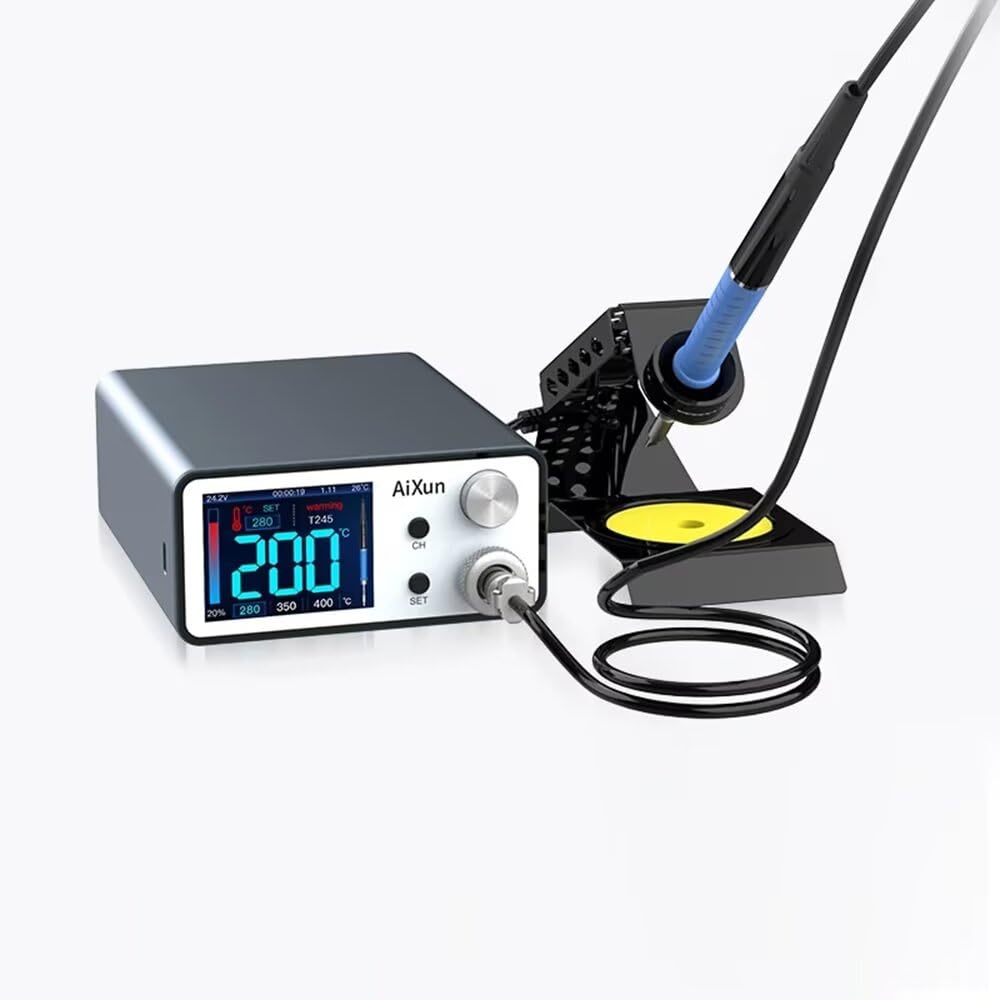 T3A 200W Temperature Controlled Quick Soldering Station with T12 Handle