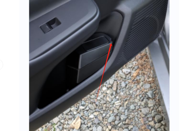 Image of (2PCS) Prius 2026 Trash Can Trash Bin for Door 2026 Prius XSE Car Door Trashcan Trash Holder for 2023-2026 Toyota Prius Accessories (LE /XLE Premium /Limited /Prime SE /XSE Premium) Driver Passenger Side