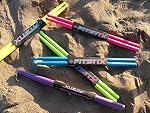 FITSTIX Drumsticks for Fitness & Aerobic Workout Classes the Drum Sticks are Strong and Light Weight design make a fun addition to any exercise routine or class (BLUE)