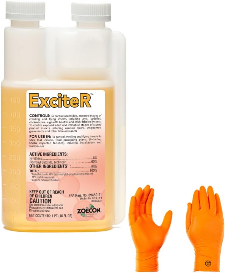 Exciter Pyrethrin Concentrate: Powerful 6% Pyrethrins for Fast Knock-Down of Insect Pests