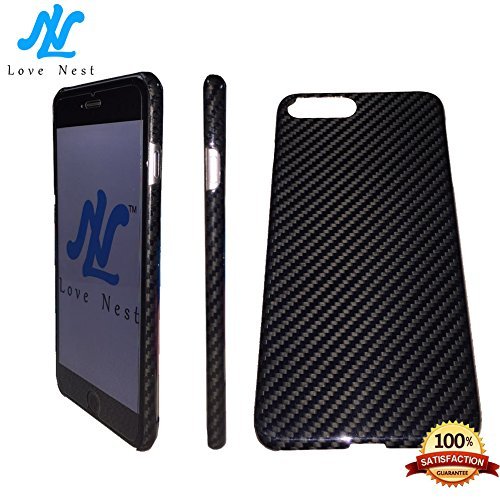 iPhone 7 Plus Case, Love Nest Black Carbon Fiber Super Slim Smooth iPhone Case iPhone 7 Plus Light Thin Cover Full Protective Anti-Scratch Resistant Cover Case for iPhone 7 Plus and iPhone 8 Plus