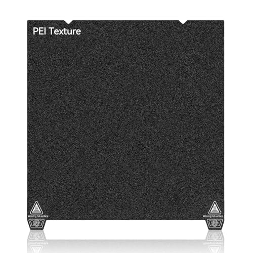 UniTak3D K1 Max PEI Doble Cara PEI Build Plate 310×315mm, Doble Textured Construir Placa Flexible Spring Bed Compatible with Creality K1 Max Impresora 3D-Imán Flexible NO Incluido