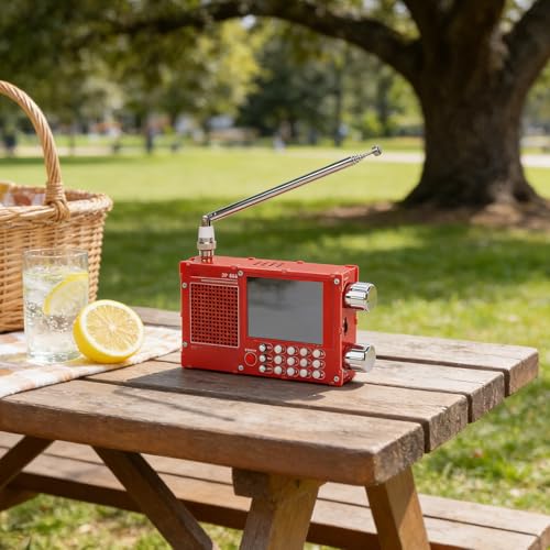Radio portátil de onda corta ciciglow con pantalla LCD e entrada para auriculares miniatura 5