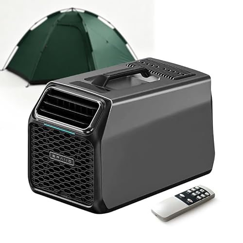 6000 BTU Portable Tent Air Conditioner for Camping. Suitable for tents, RVs, trucks, fishing spots, small rooms and pet areas. Great for road trips, Camping and Parking cooling Use