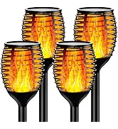 InnoGear Solar Torch Lights, 96 LED Solar Flame Torch Lights Outdoor Waterproof Wireless Light Au...