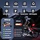 Mineup Fahrradalarm mit Fernbedienung, 110db Fahrrad Alarmanlage mit Glocke, USB Wiederaufladbarer Anti-Diebstahl Fahrradalarm mit Lenkfunktion für Fahrrad Motorrad Moped Scooter