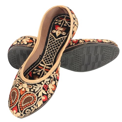 DFR Women Ethnic Rajasthani Embroidery Punjabi Mojari's Juti's Ju...