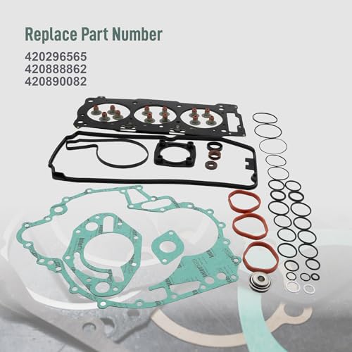 Image of ASTROSYNC Complete Engine Rebuild Gasket Kit Fit for Sea Doo 4-Tec GTI GTX RXP X RXT X Wake 130 155 185 215 255 260, The Complete Gasket kit Replace 420296565 420888862 420890082