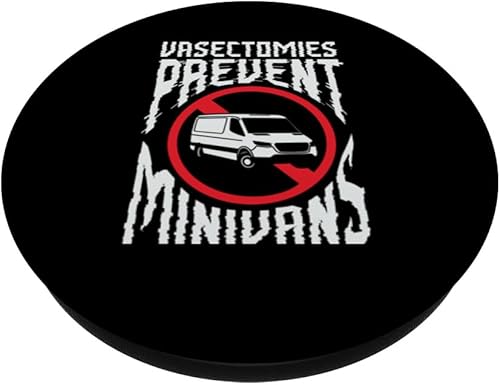 Miniatura 2 de Vasectomías previenen minivans para un hombre esterilizado Vasectomía PopSockets intercambiables PopGrip