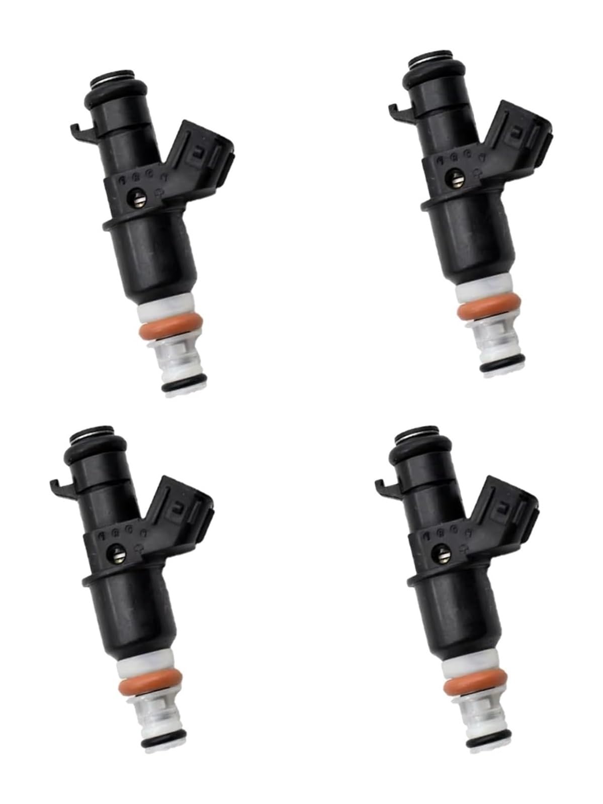 Oil Petrol Fuel Injector Nozzle for CRV 2.4L 2003-2007 OEM:16450-RAA-A01 16450RAAA01 16450 RAA A01 4X Fuel Injectors Nozzle Exhaust