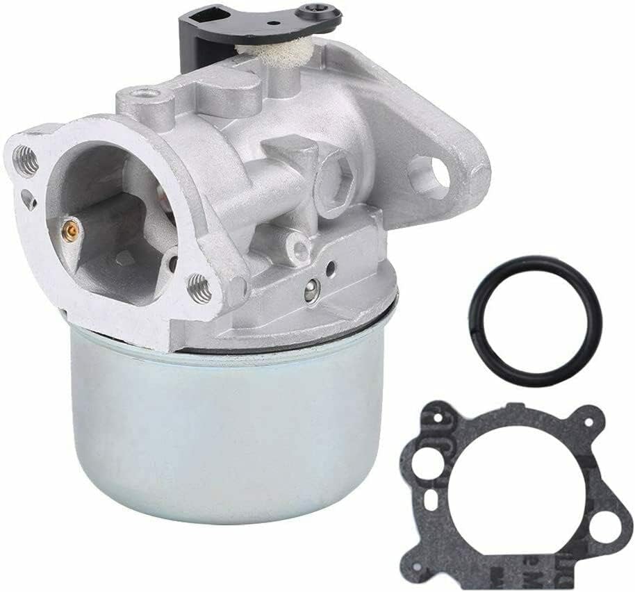 Rear view of the replacement carburetor