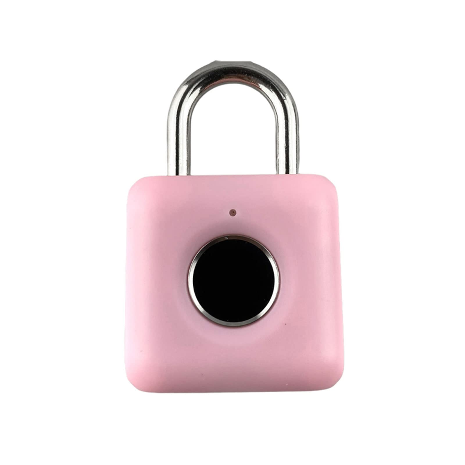 Kombinationsvorhängeschlösser Elektronisches Schloss Reisetasche Schließfach Smart One Touch Entsperren Schließfachschloss Vorhängeschlösser(Pink,Pink)
