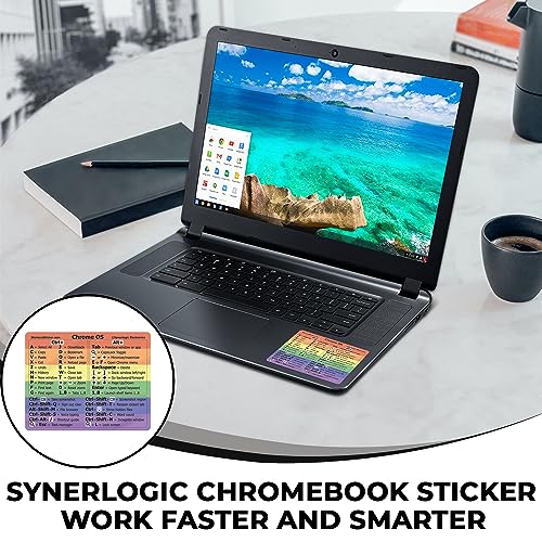 Adhesivo de Atajos para Chromebook Synerlogic 3 x 2.4 pulgadas miniatura 5