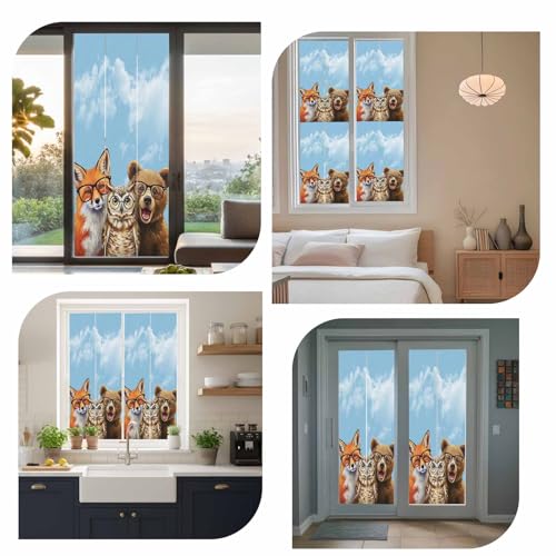 Película de privacidad para ventana con efecto escarcha 17.7x39.3 pulgadas miniatura 7