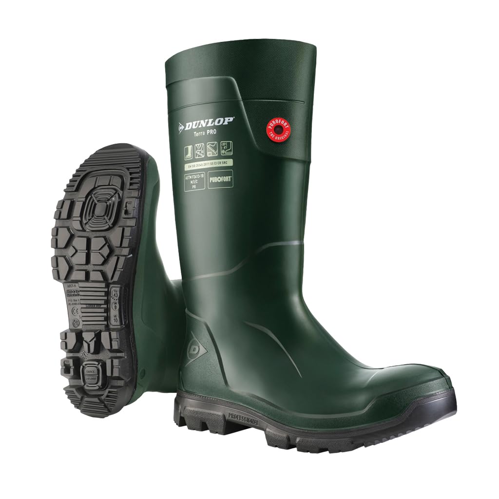 Footsure Western Limited Dunlop Terrapro Full Safety Wellington Size 6.5 39572-73845-07