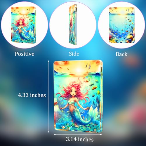 Lámpara de mesa nocturna sirena con luz LED portátil miniatura 5