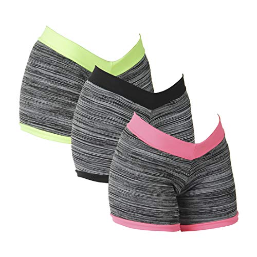 Kit com 3 Shorts Risca Fitness e Praia