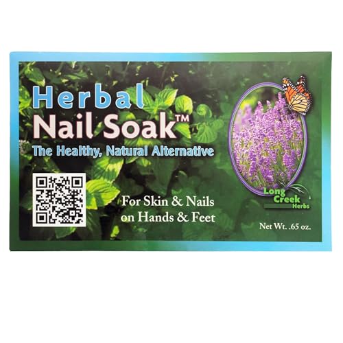 Long Creek Herbs Nail Soak - 100% Natural Hand and Foot Soak for Tired Feet and Dry Skin - Herbal Eucalyptus Peppermint Blend