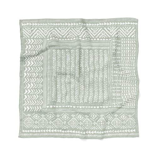 Image of Mini Wander Swaddles for Newborns Muslin Swaddle Blankets - Breathable Soft Gender Neutral Receiving Blanket Baby Essentials | 47 x 47 Cotton - (Tapestry (Green Spruce)