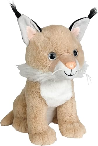 Lumi The Lynx - Juguete de peluche de 16 pulgadas, adorable gato, animal de peluche, suave y tierno, regalo para niños.