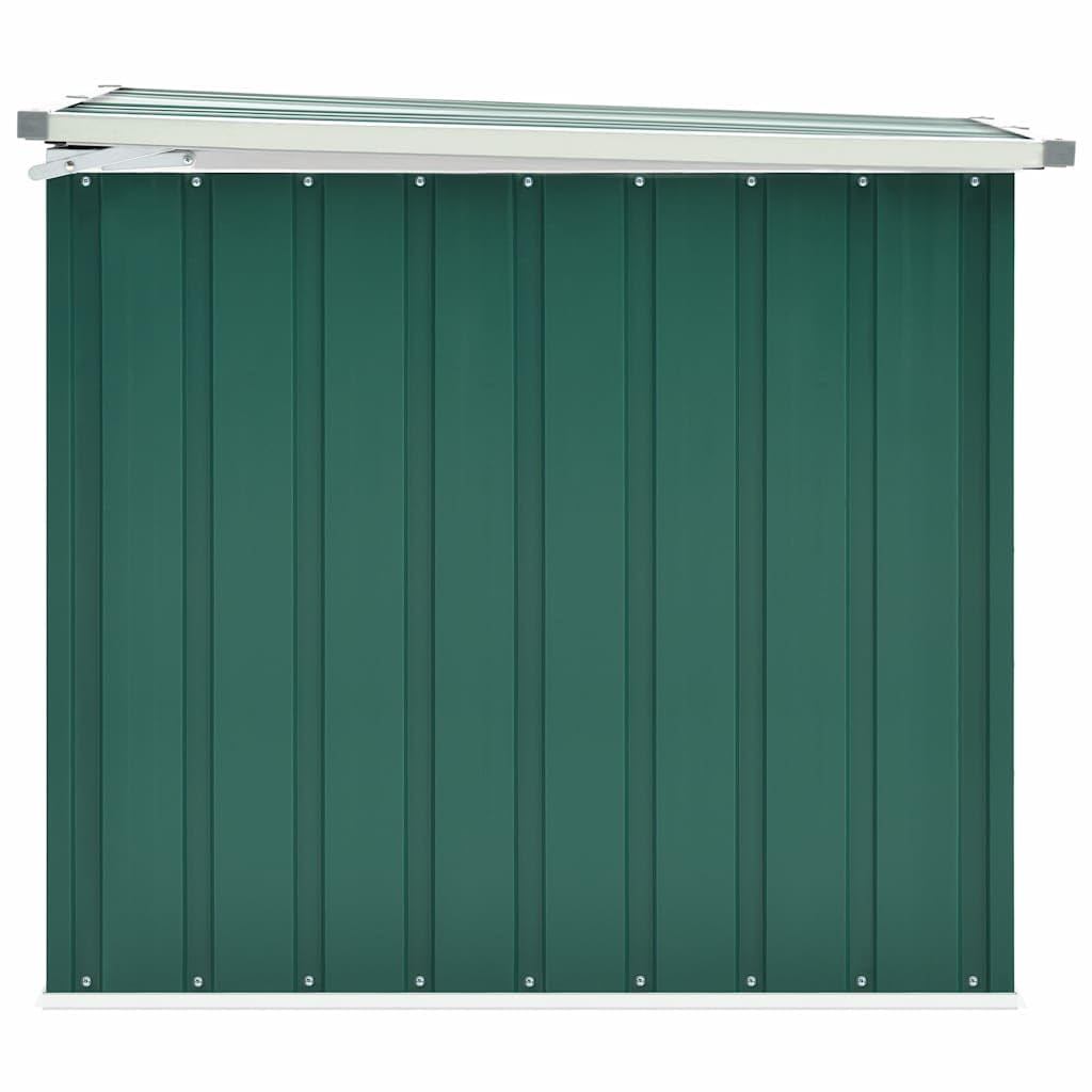 Scatola da giardino verde, 149 x 99 x 93 cm, resistente alle intemperie, per cuscini, coperte e giocattoli, con coperchio impermeabile, richiudibile, ideale per terrazza, balcone e mobili da