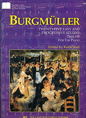 GP385 - Twenty Five Easy and Progressive Studies Opus 100 - Burgmuller