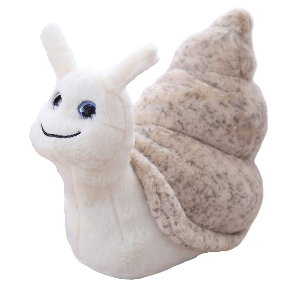 NUOBESTY 1pc Lovely Cartoon Snail Stuffed Delicate Snail Toy Soft Plush Children Toy Gift