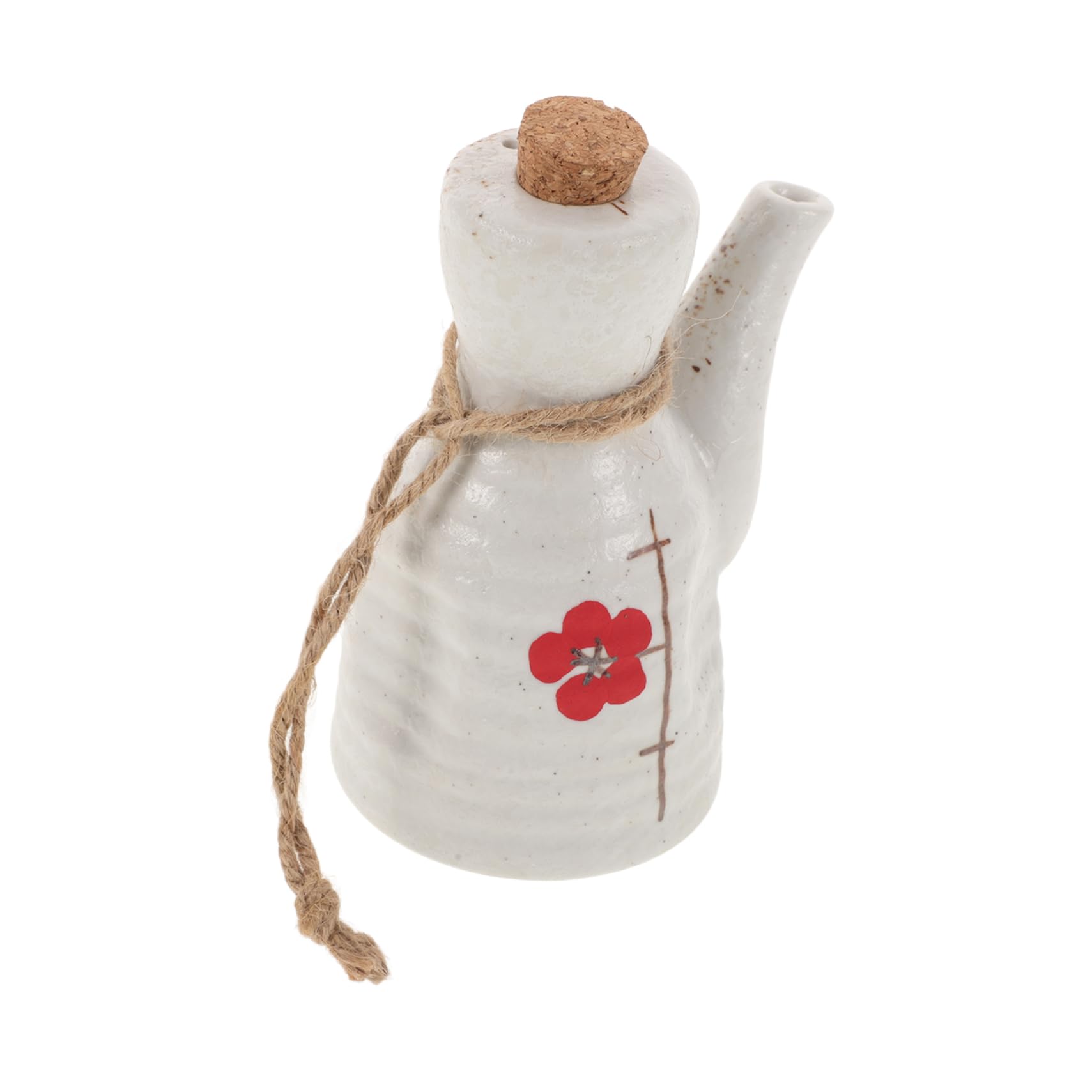 DECHOUS Japanese Ceramic Soy Sauce Dispenser Elegant Vinegar Holder for Kitchen Supplies for Condiments Seasonings for Home Restaurant and Buffet Use