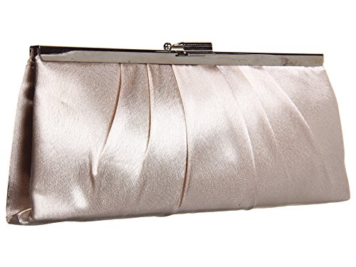 Pochette en satin pour mariage et grande soirée habillée avec chaîne