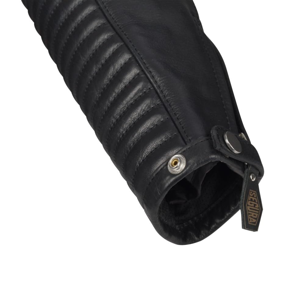 SEGURA Dorian 2 Blouson en cuir de moto pour femmes, noir, 44