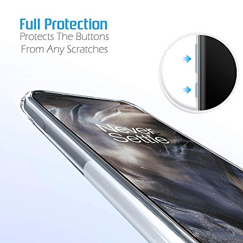 Image of TheGiftKart Back Cover Soft Case for OnePlus Nord (2020) | Best Camera Protection | Inbuilt Dust Plugs & Anti-Slip Grip | Ultra Clear Slim Back Cover Case for OnePlus Nord (Silicone, Transparent)