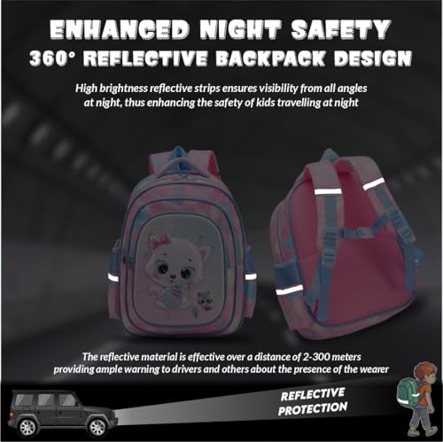 Image of Elios 3D Design Kids School Bag for Kids Age 3 to 6, Preschool Nursery and Grade 1 to 3 | Bags for Boys | Backpack for Girls | Picnic, Travel |Birthday, Diwali, Gifts for Kids
