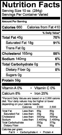 4 (10 Oz.) Boneless New York Strips #TOP1