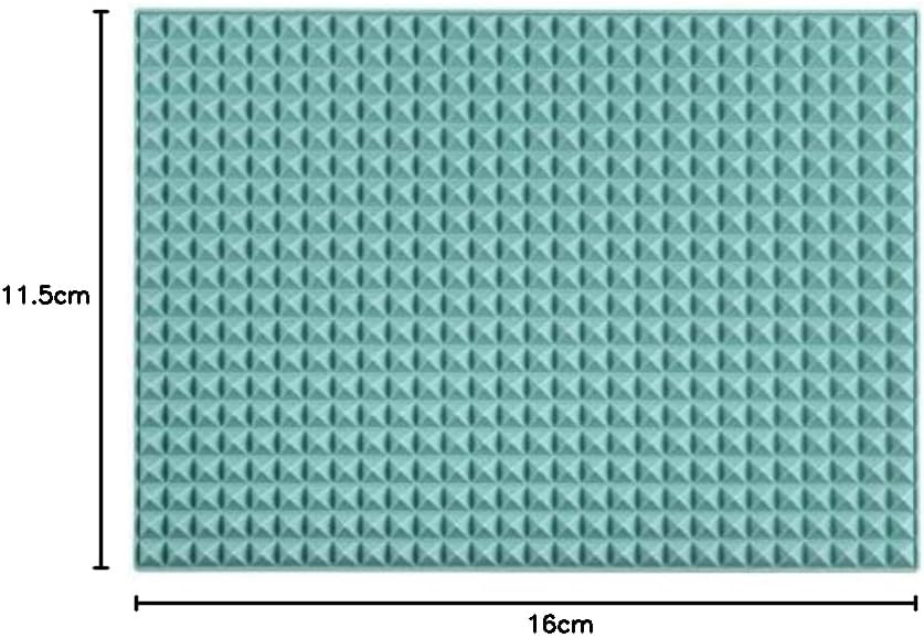 Colinda Silicone Dish and Cup Drying Mat - Extra Large Trivet for Hot Dishes, Large Size Hot Pots and Pads Coming Directly Out from the Stove or Oven,Drain Board,16" x 11.5",turquoise