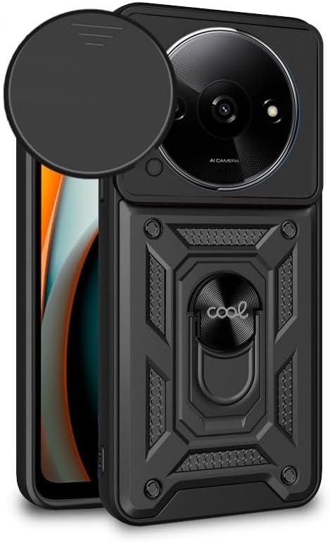 Cool Case for Xiaomi Redmi A3 Hard Ring Black