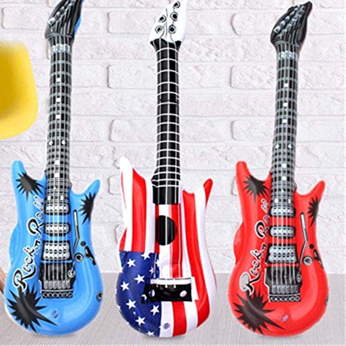 GIVBRO Opblaasbare gitaar voor kinderen Party Accessoires Opblaasbaar Speelgoed - Opblaasbare Pool Toys, Opblaasbare… - Image 5