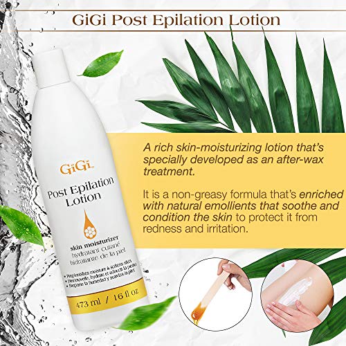 Gigi Post Epilation Lotion | After-Wax Skin Care | Soften And Moisturize Post Waxing | 16 Fl. Oz. #TOP3